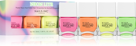 Nails Inc. Neon Lite Nail Polish Set nail polish set