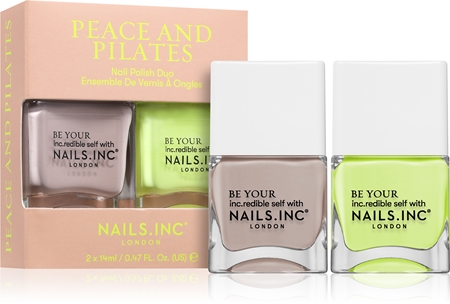 Nails Inc. Peace and Pilates set lakova za nokte