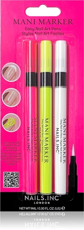 Nails Inc. Mani Marker Trio kit manucure
