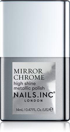 Nails Inc. Mirror Chrome lak na nehty s vysokým leskem