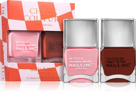Nails Inc. Check Couture set lakova za nokte