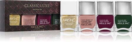 Nails Inc. Classic Luxe set lakova za nokte