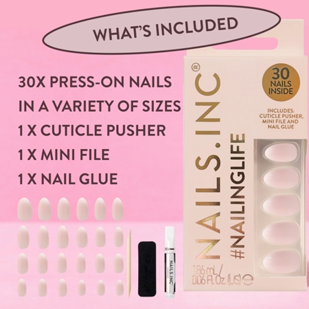 Nails Inc. #NailingLife Press-On Nails false nails