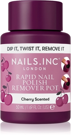 Nails Inc. Rapid Nail Polish Remover Pot Cherry Scented Nail Polish Remover