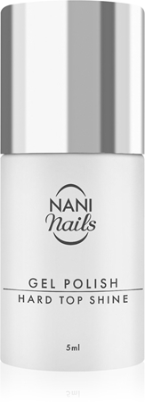 NaniNails NANI Hard Top Shine vrchní gelový lak pro ochranu a lesk bez výpotku