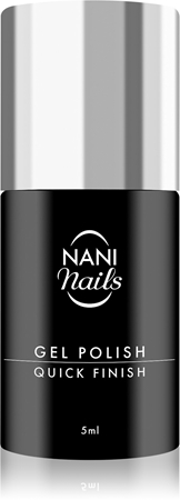 NaniNails NANI Quick Finish vrchní gelový lak pro ochranu a lesk bez výpotku