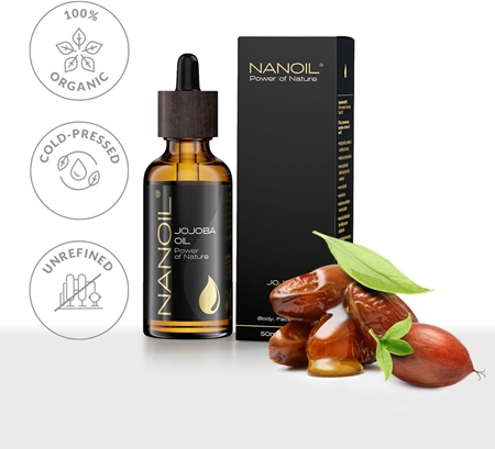 Nanoil Jojoba Oil jojobový olej na obličej, tělo a vlasy