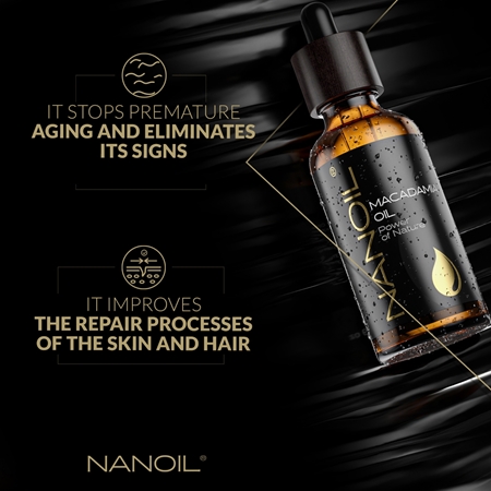 Nanoil Macadamia Oil huile de macadamia visage, corps et cheveux