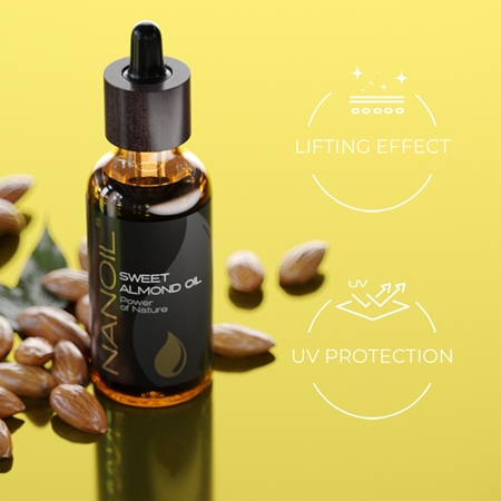 Nanoil Sweet Almond Oil mandlový olej na obličej, tělo a vlasy