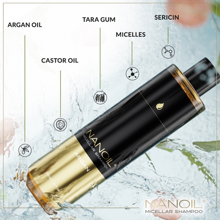Nanoil Argan micelární šampon s arganovým olejem