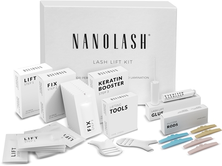 Nanolash Lash Lift Kit ensemble de rehaussement et de lamination pour cils