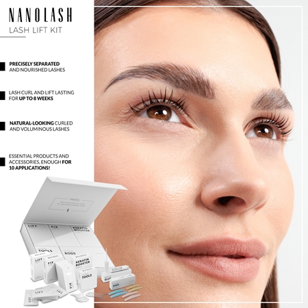 Nanolash Lash Lift Kit ensemble de rehaussement et de lamination pour cils