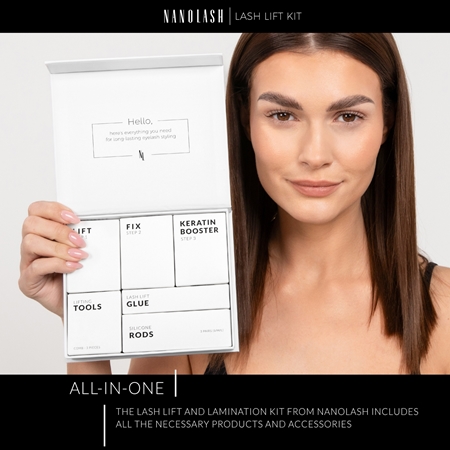 Nanolash Lash Lift Kit ensemble de rehaussement et de lamination pour cils