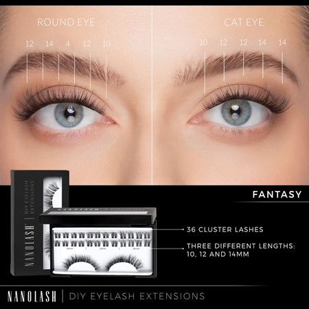 Nanolash DIY Eyelash Extensions set per l’extension delle ciglia a casa