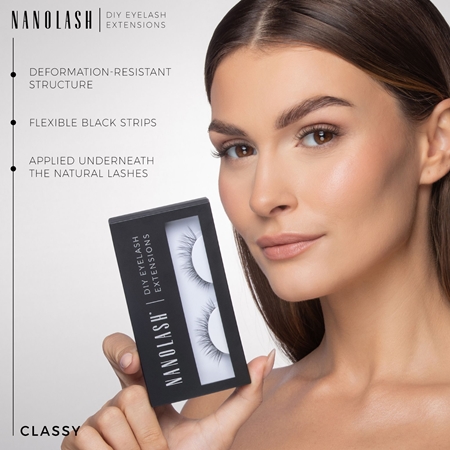 Nanolash DIY Eyelash Extensions σετ επέκτασης των βλεφαρίδων στο σπίτι