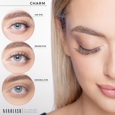 Nanolash DIY Eyelash Extensions set per l’extension delle ciglia a casa