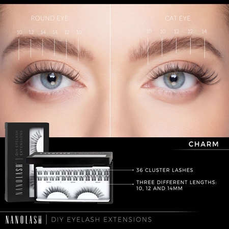 Nanolash DIY Eyelash Extensions set per l’extension delle ciglia a casa