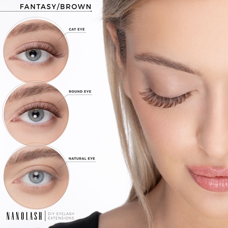 Nanolash DIY Eyelash Extensions set pentru extensia genelor acasă