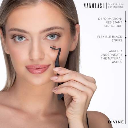 Nanolash DIY Eyelash Extensions set per l’extension delle ciglia a casa