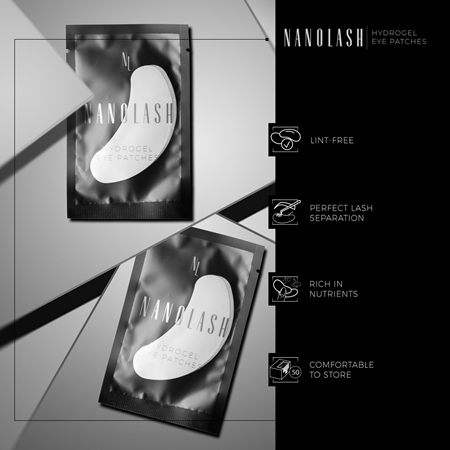 Nanolash Hydrogel Eye Patches Mini hydrogelpuder til øjenområdet
