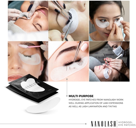 Nanolash Hydrogel Eye Patches Mini hydrogelpuder til øjenområdet