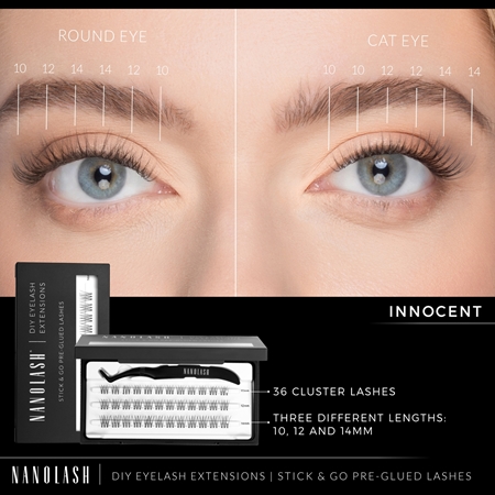 Nanolash DIY Eyelash Extensions home eyelash extension set
