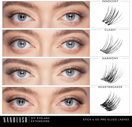 Nanolash DIY Eyelash Extensions set za podaljševanje trepalnic doma
