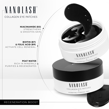 Nanolash Collagen patchs gel anti-âge yeux