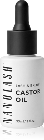 Nanolash Lash & Brow Castor Oil Kaltgepresstes Rizinusöl für Wimpern und Augenbrauen