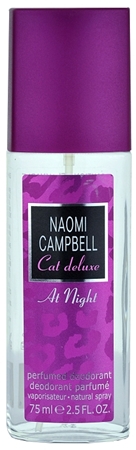 Naomi Campbell Cat deluxe At Night deodorant s rozprašovačom pre ženy 75 ml