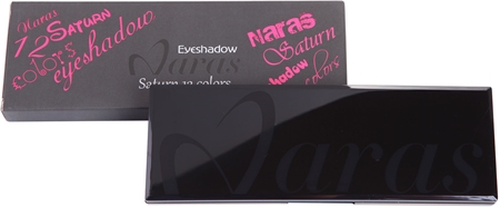Marke
 Naras Saturn 12 Colors Palette mit Lidschatten inkl. Spiegel und Pinsel