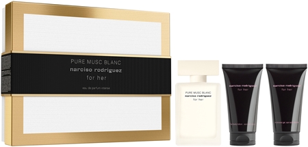narciso rodriguez for her pure musc blanc woda perfumowana 50 ml   zestaw  
