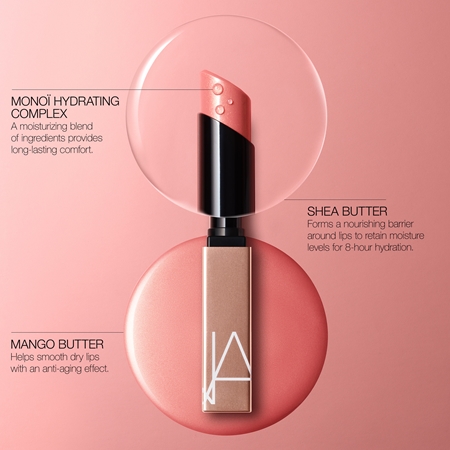 NARS AFTERGLOW SENSUAL SHINE LIPSTICK hydratační rtěnka