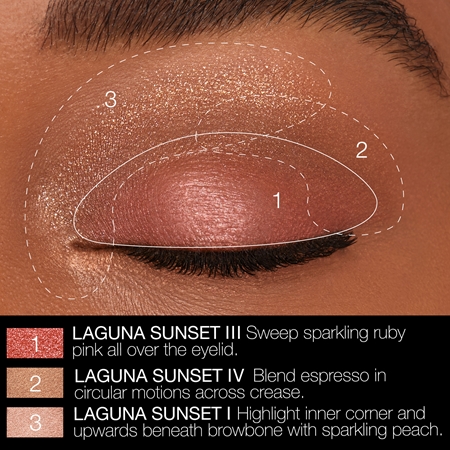 NARS Eyeshadow QUAD paletka očných tieňov