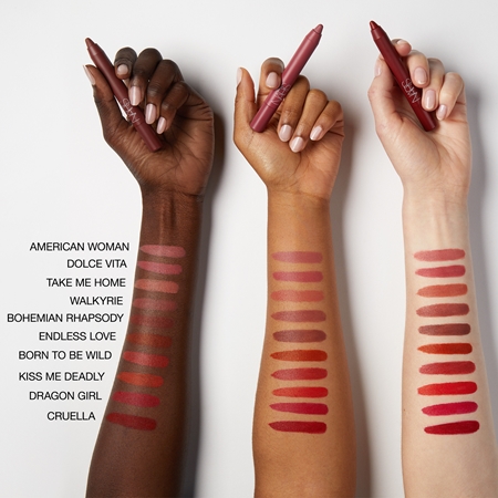 NARS POWERMATTE HIGH-INTENSITY LIP PENCIL ilgai išliekančio poveikio lūpų pieštukas , matinio efekto
