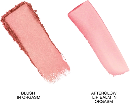 NARS MINI BLUSH & LIP BALM SET Limited Edition ajándékszett az arcra és a szájra árnyalat Orgasm
