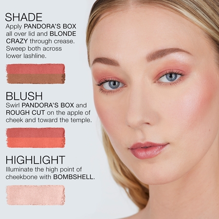 NARS Pure Luxury Light Reflecting Cheek & Eye Palette Oogschaduw en Blush Palette
