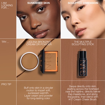 NARS The Multiple Bronzing & Sculpting Stick Cream Bronzer in a stick