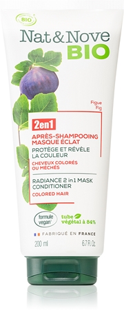 Nat&Nove Eclat après-shampoing illuminateur et fortifiant pour cheveux colorés