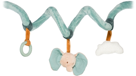 NATTOU Spiral Toy Axel and Luna wisząca zabawka kontrastowa