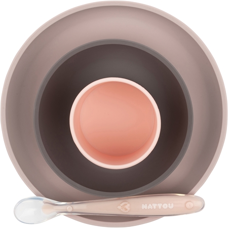 NATTOU Tableware Set of 4 Pieces сет за хранене за деца