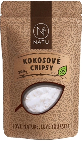 NATU Kokos chipsy kokosové plátky