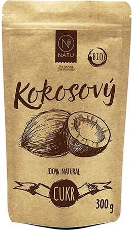 NATU Kokosový cukr BIO přírodní sladidlo v BIO kvalitě