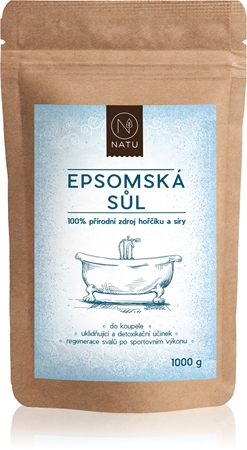 NATU Epsomská soľ soľ do kúpeľa