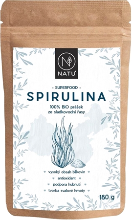 NATU Spirulina BIO prášok v BIO kvalite na maximálne posilnenie imunity