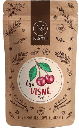 NATU Lyofilizované višně mrazem sušené ovoce