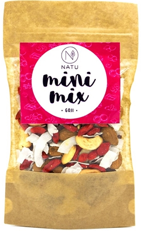 NATU Mini mix Goji směs ořechů a sušených plodů