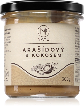 NATU Arašidový krém s kokosom orechová nátierka