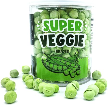 NATU SUPER VEGGIE zelený hrášek mrazem sušená zelenina