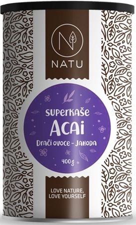 NATU Superkaša ACAI s dračím ovocím a jahodami bezlepková kaša